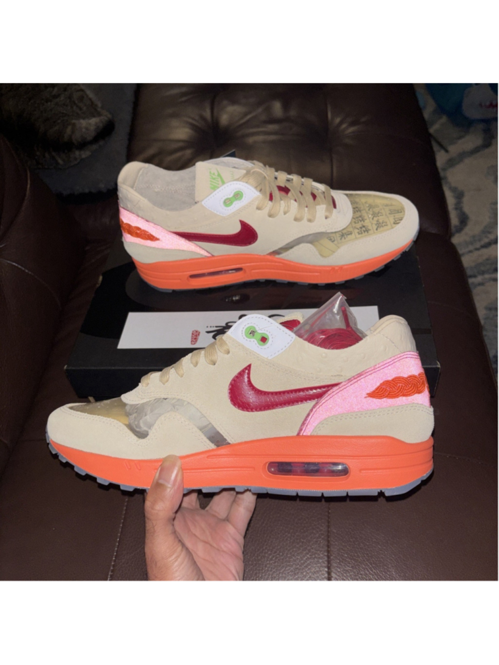 Nike CLOT x Air Max 1 2021 Kiss of Death DD1870-100 New size 10.5
